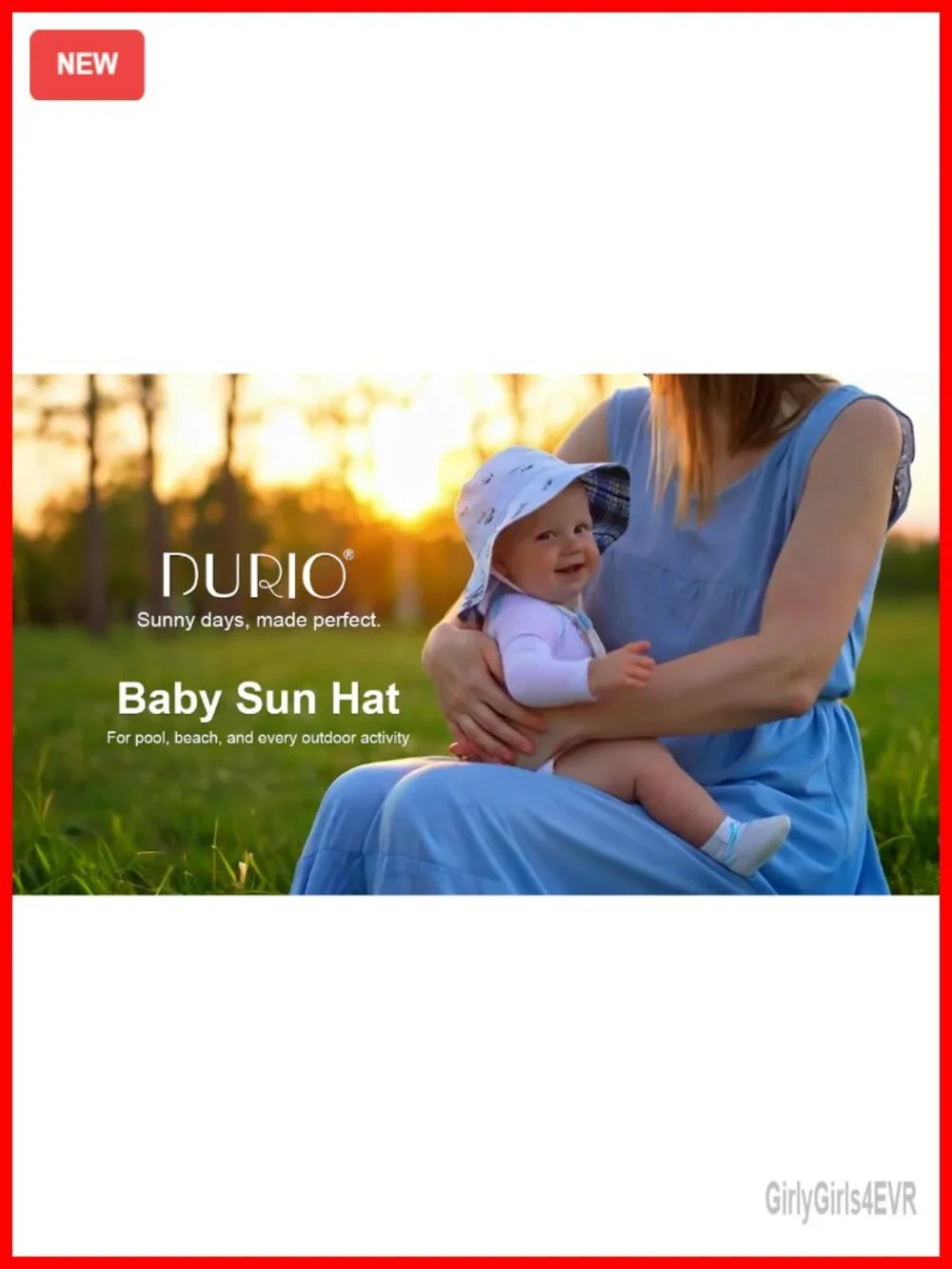 UPF 50+ Sun Hat Wide Brim Bucket Hat for Toddler Baby Summer Beach